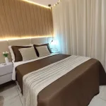 Giường bọc nệm cao cấp TTB18