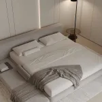 Giường bọc nệm cao cấp TTB35