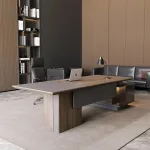 Bàn làm việc giám đốc + trưởng phòng BLVGD09