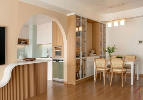 Thiết kế thi công nội thất Chung cư The Sun Avenue 3 – Căn hộ 2PN