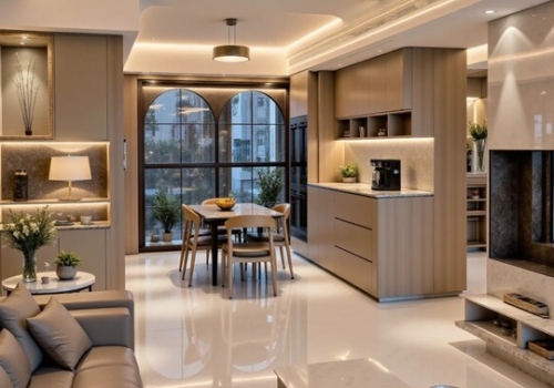 THIẾT KẾ NỘI THẤT CHUNG CƯ AKARI 121M2