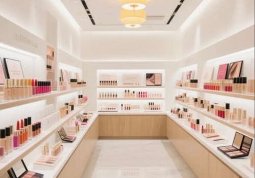 THIẾT KẾ NỘI THẤT CỬA HÀNG MỸ PHẨM