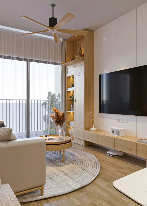 THIẾT KẾ NỘI THẤT CHUNG CƯ DREAMHOME Q8 100M2