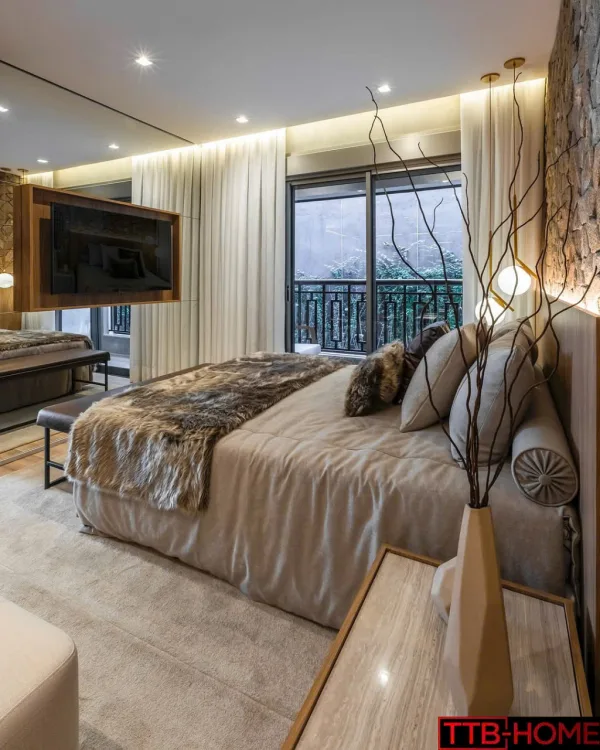 giường ngủ bọc vải 