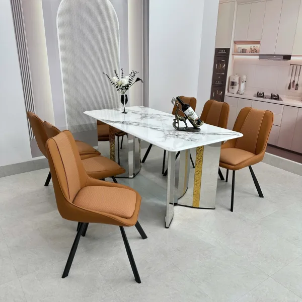 BỘ BÀN ĂN CAO CẤP HIỆN ĐẠI TTB HOME MÃ KH009 