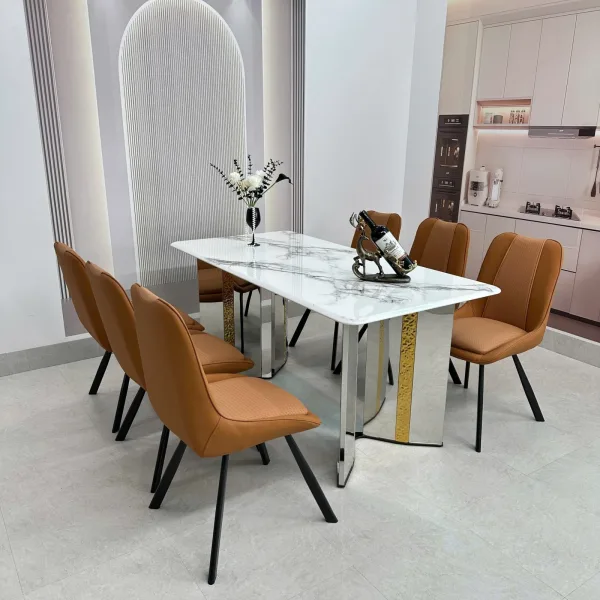 BỘ BÀN ĂN CAO CẤP HIỆN ĐẠI TTB HOME MÃ KH009 