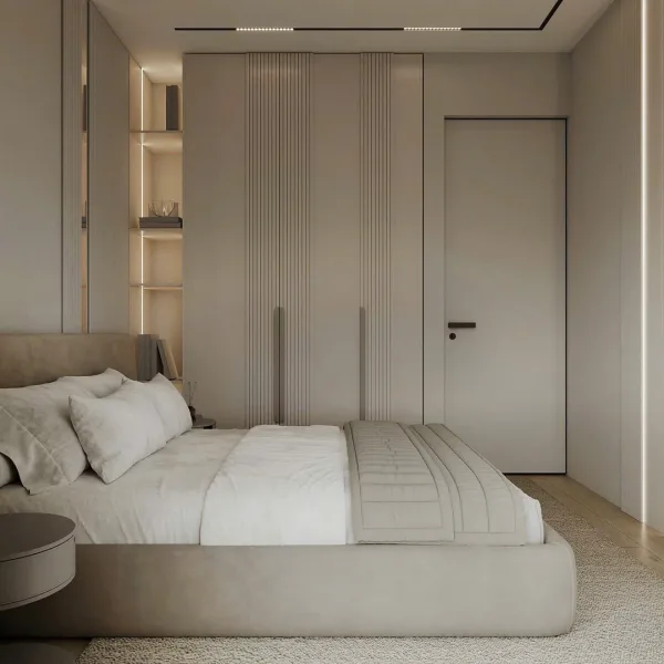 Giường bọc nệm cao cấp TTB23
