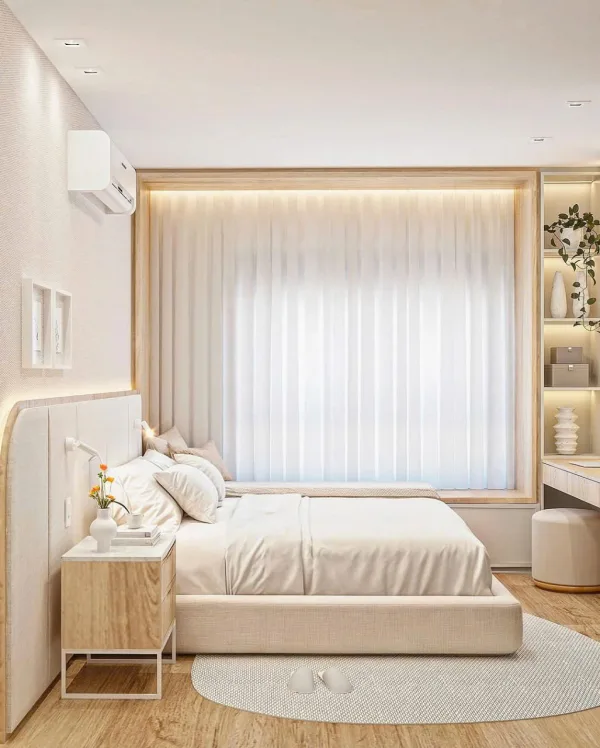Giường bọc nệm cao cấp TTB34