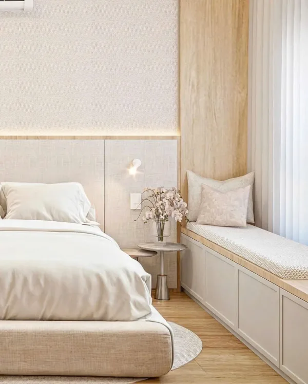 Giường bọc nệm cao cấp TTB34