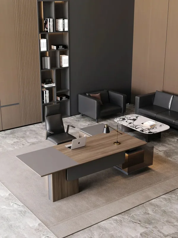 Bàn làm việc giám đốc + trưởng phòng BLVGD09