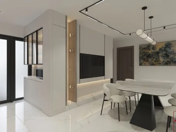 Thiết kế nội thất Chung cư Diamond Brillant- Căn hộ 2PN