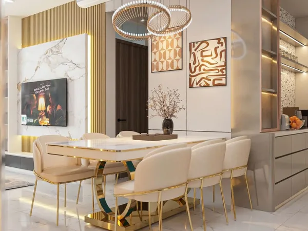 Thiết kế nội thất Chung cư Diamond Centery – Căn hộ 2PN