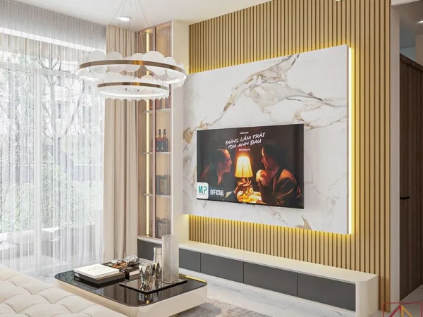 Thiết kế nội thất Chung cư Diamond Centery – Căn hộ 2PN