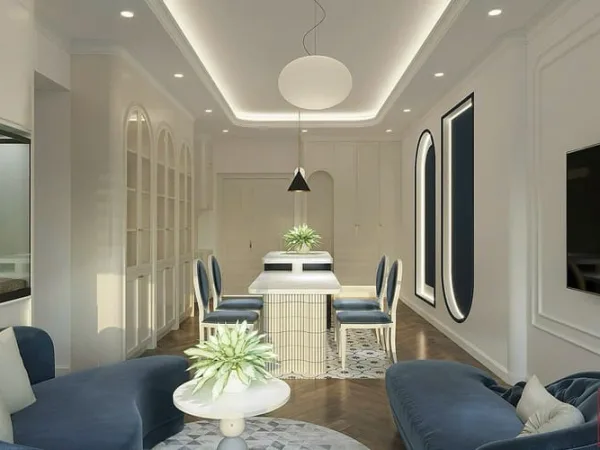 Thiết kế nội thất Chung cư Saigon Pearl – Căn hộ 2PN