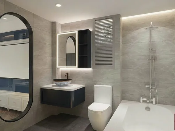 Thiết kế nội thất Chung cư Saigon Pearl – Căn hộ 2PN