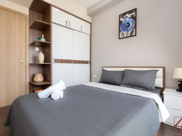 Thiết kế thi công nội thất Chung cư The Sun Avenue  – Căn hộ 2PN