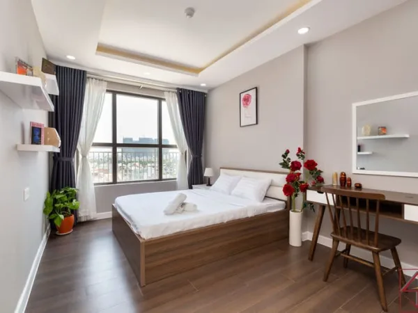 Thiết kế thi công nội thất Chung cư The Sun Avenue  – Căn hộ 2PN