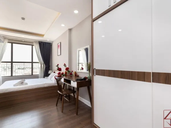 Thiết kế thi công nội thất Chung cư The Sun Avenue  – Căn hộ 2PN
