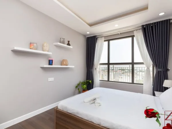 Thiết kế thi công nội thất Chung cư The Sun Avenue  – Căn hộ 2PN