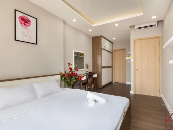 Thiết kế thi công nội thất Chung cư The Sun Avenue  – Căn hộ 2PN