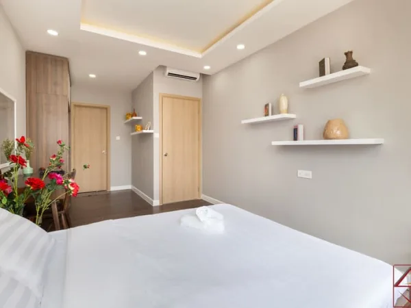 Thiết kế thi công nội thất Chung cư The Sun Avenue  – Căn hộ 2PN