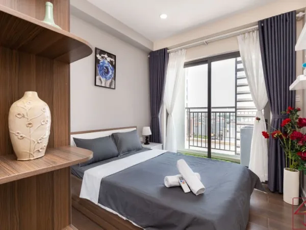 Thiết kế thi công nội thất Chung cư The Sun Avenue  – Căn hộ 2PN