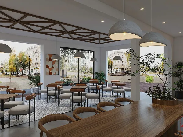 THIẾT KẾ NỘI THẤT QUÁN CAFE QUẬN 12