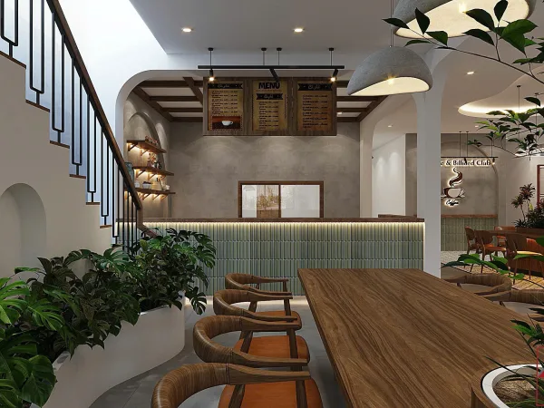 THIẾT KẾ NỘI THẤT QUÁN CAFE QUẬN 12