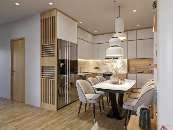 THIẾT KẾ NỘI THẤT CHUNG CƯ DREAMHOME Q8 100M2