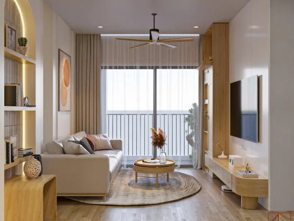 THIẾT KẾ NỘI THẤT CHUNG CƯ DREAMHOME Q8 100M2