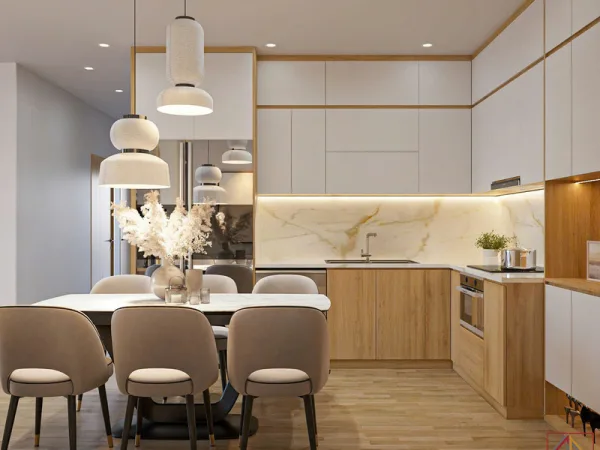 THIẾT KẾ NỘI THẤT CHUNG CƯ DREAMHOME Q8 100M2