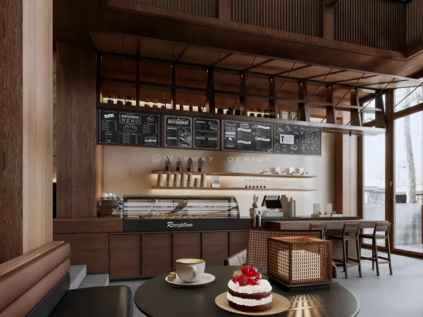 THIẾT KẾ NỘI THẤT QUÁN CAFE QUẬN TÂN PHÚ