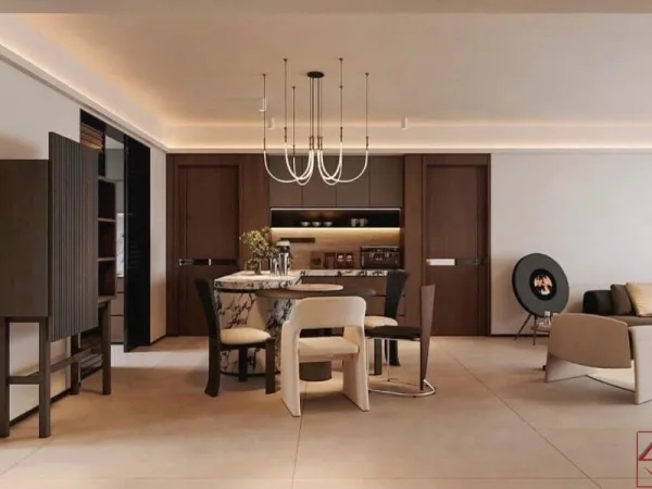 Thiết kế nội thất Chung cư The Privia – Căn hộ 2PN