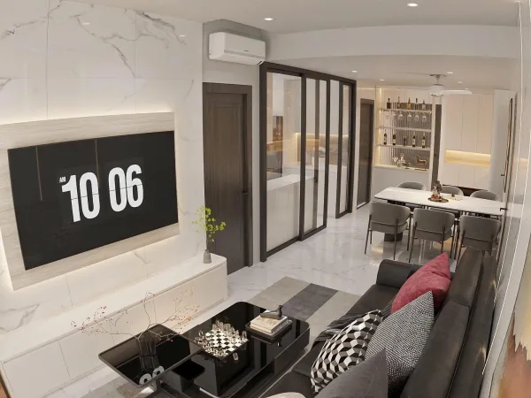 TTB Home và dự án thiết kế căn hộ chung cư 3 phòng ngủ