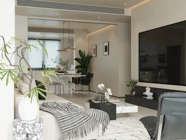 THIẾT KẾ NỘI THẤT CHUNG CƯ MIDORI PARK THE TEN 150M2