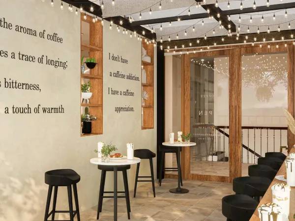 THIẾT KẾ NỘI THẤT QUÁN CAFE TRÀ VINH