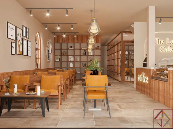 THIẾT KẾ NỘI THẤT QUÁN CAFE TRÀ VINH