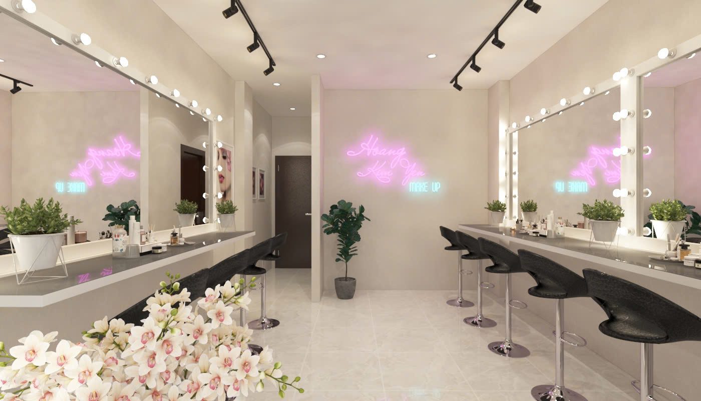 Thiết Kế Tiệm Nail & Makeup