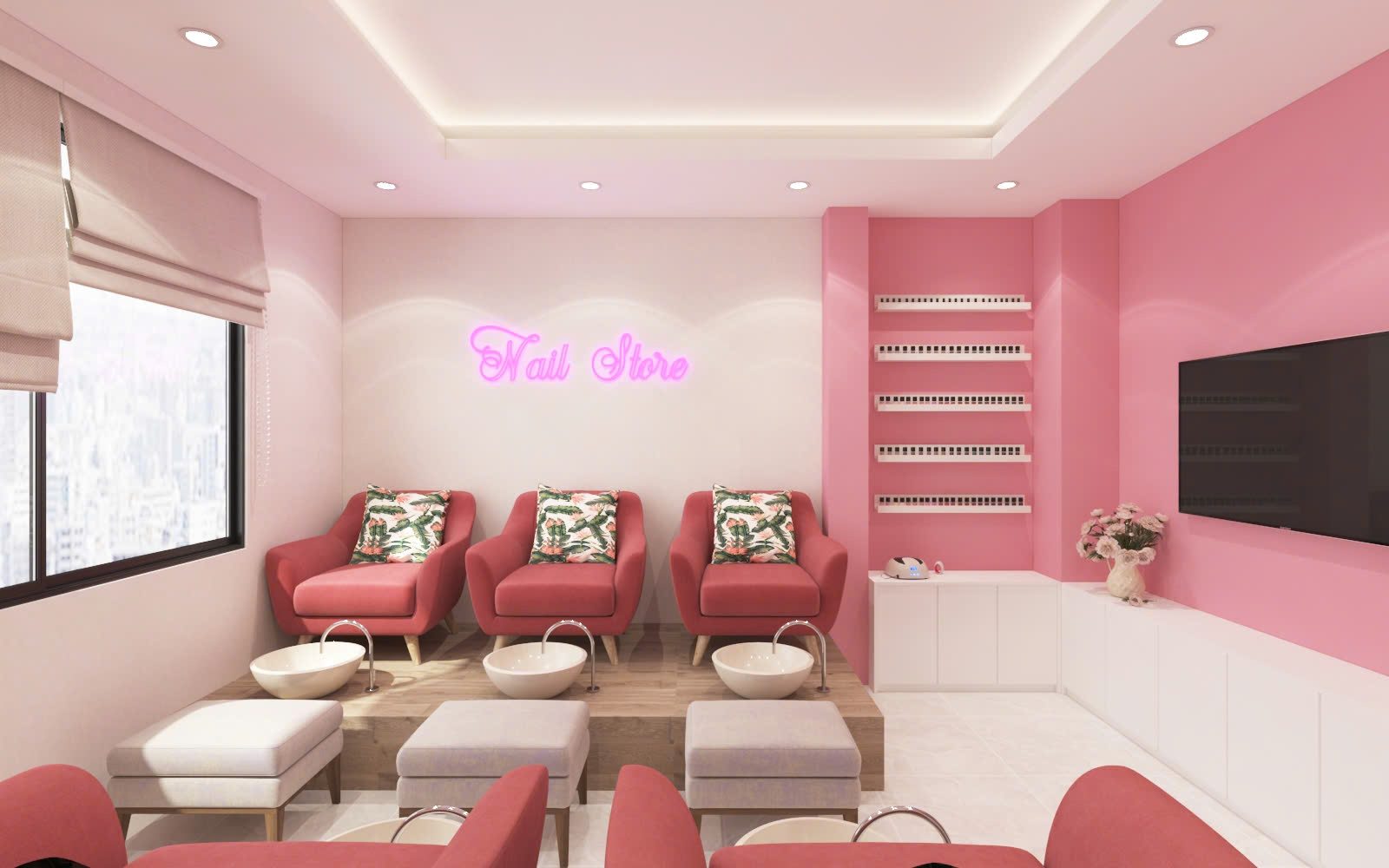 Thiết Kế Tiệm Nail & Makeup - ảnh 8