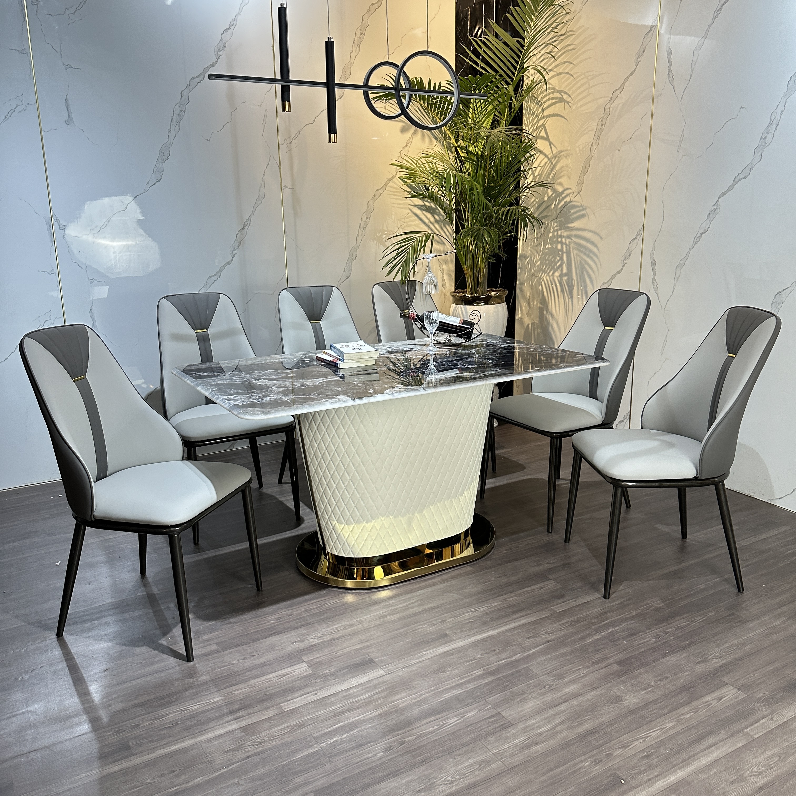 BÀN GHẾ BỌC DA CAO CẤP
MS29