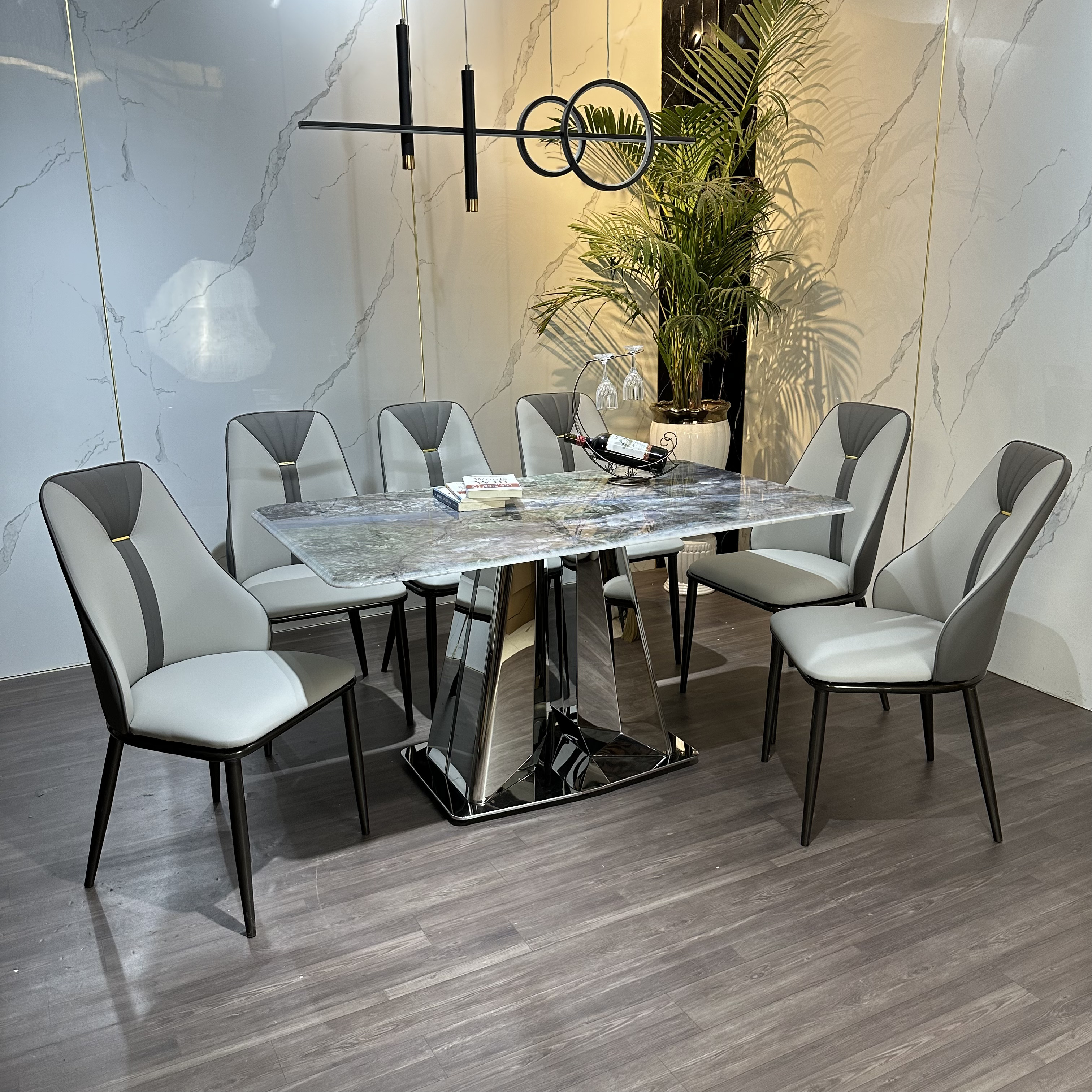 BÀN GHẾ BỌC DA CAO CẤP
MS62