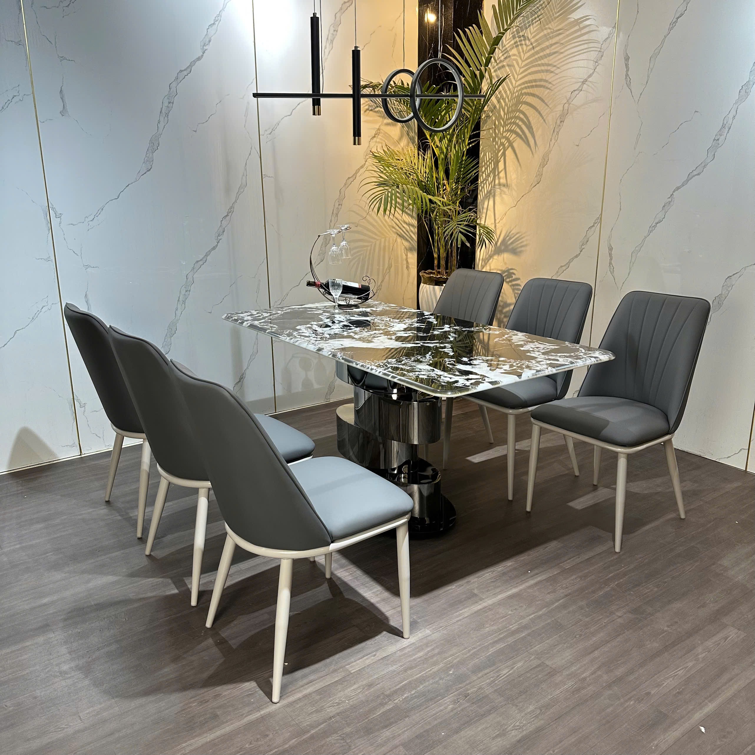 BÀN GHẾ BỌC DA CAO CẤP
MS67