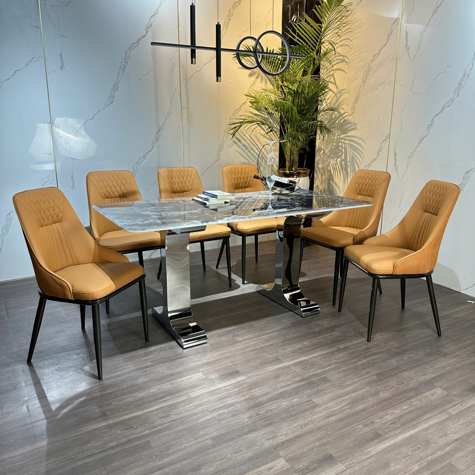 BỘ BÀN ĂN CAO CẤP TTB HOME MÃ KH041 