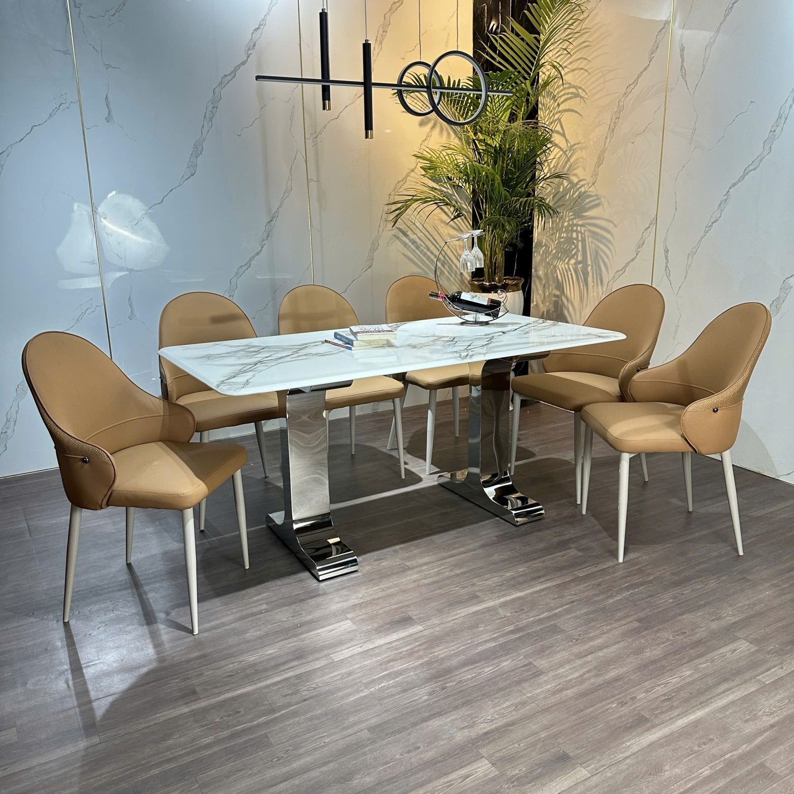 BỘ BÀN ĂN CAO CẤP TTB HOME MÃ KH041 