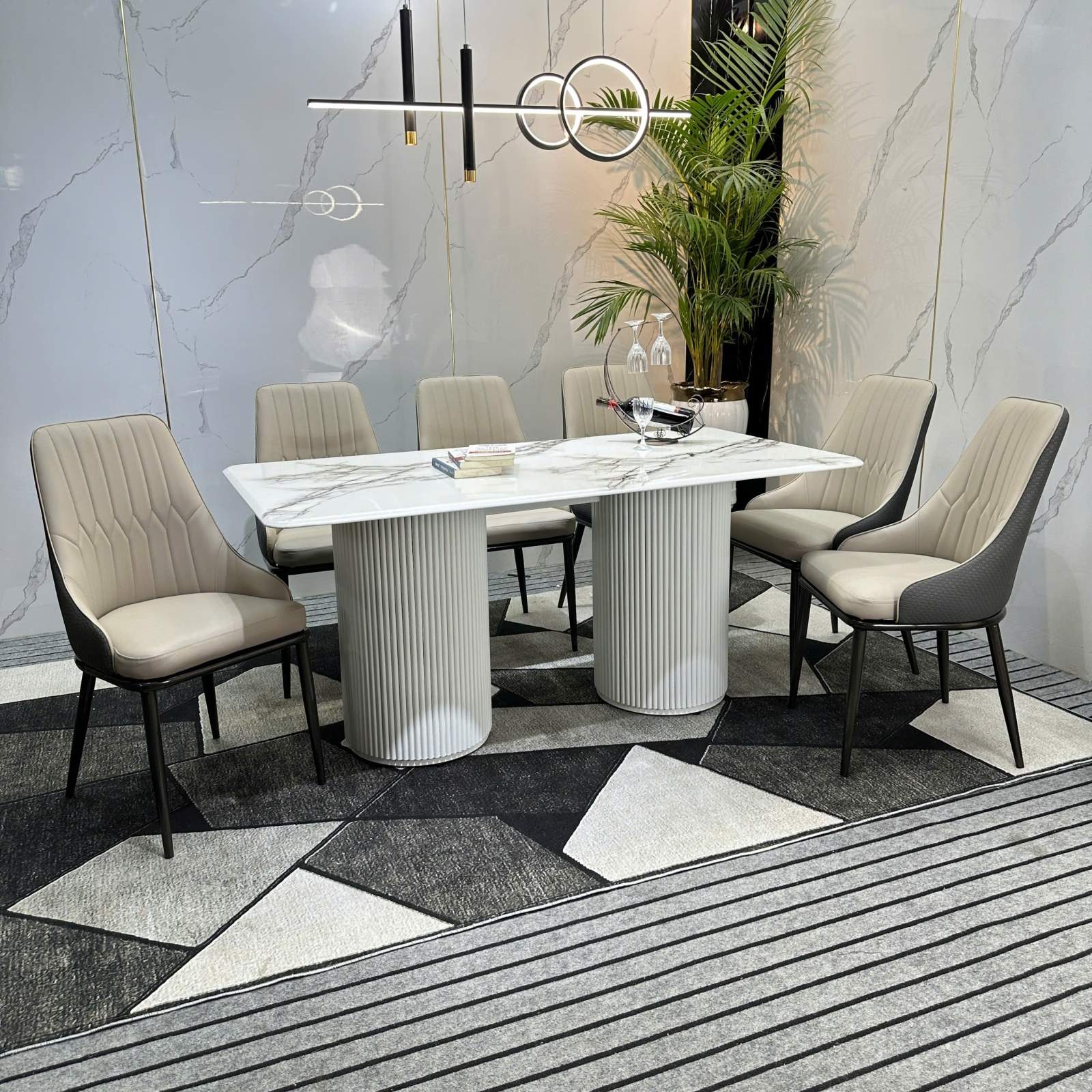 THIẾT KẾ BỘ BÀN ĂN CAO CẤP TTB HOME KH043 