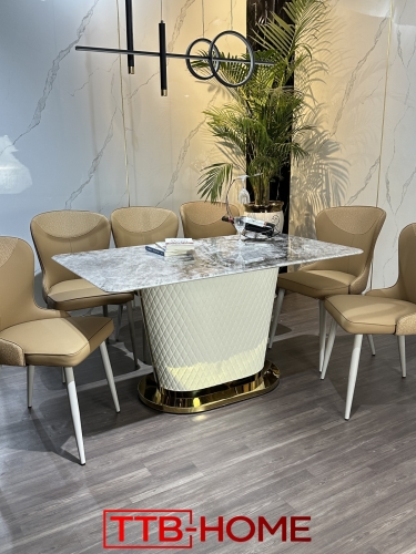BỘ BÀN ĂN CAO CẤP TTB HOME MÃ KH003