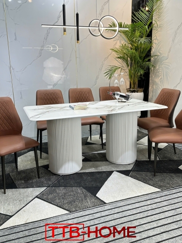 THIẾT KẾ BỘ BÀN ĂN CAO CẤP TTB HOME KH043 