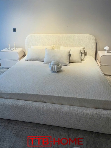 Giường bọc nệm cao cấp TTB20