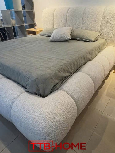 Giường bọc nệm cao cấp TTB21