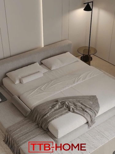 Giường bọc nệm cao cấp TTB35